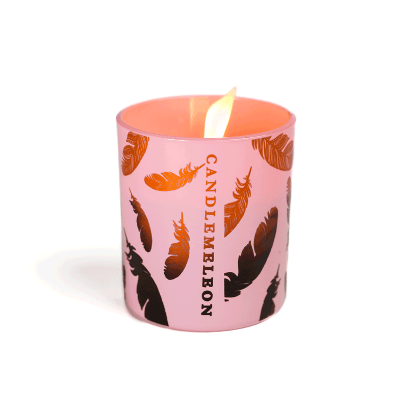 Copper Feather - Heat Reactive Scented Soy Wax Candles